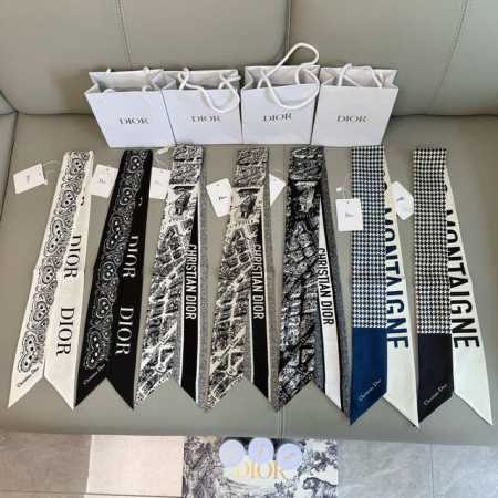 Inspired by the iconic Dior boutique address, this Dior headband scarf features - Click Image to Close