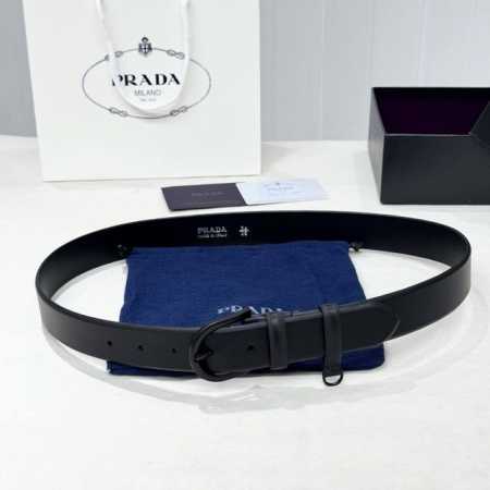 Prada, stylish and sophisticated! Versatile and elegant, 3.5cm wide. Same as th - Click Image to Close
