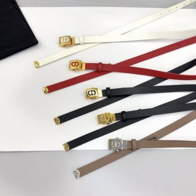 P2101.7Cm Dior belt, double-sided first layer cowhide tail extended, length: .75