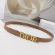 2.0Cm Dior Double-Sided Top-Grain Calf Leather, Custom-Made With Original Leathe