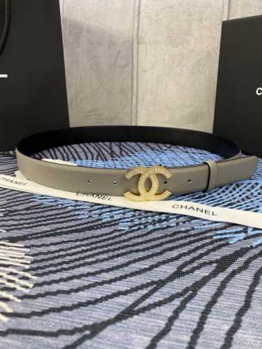 Width 3.0 Cm Chanel This Women's Belt Features A New Soft Imported Calfskin Leat
