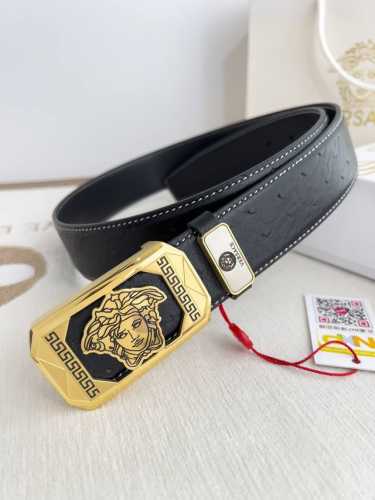Product Name: Versace Original Belt/Leather Bag Model: Hook buckle, classic man-