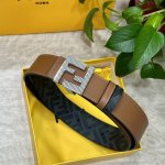 Picture Packaging Fendi Fendi Counter Same Style Width 4.0Cm Double Ring Reversi