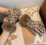 Burberry new arrival wool gloves, stylish gloves, warm fleece lining for autumn