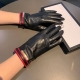 2025 New Exclusive First Release Touchscreen Gloves Gucci New High-End Lambskin