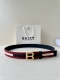 Special Bally Men's Belt Width 3.4Cm This Model Is Made Of Imported Cowhide On T