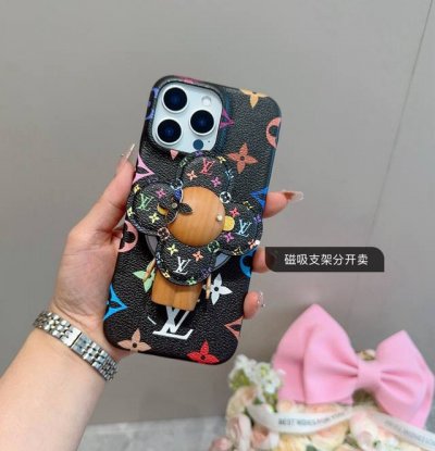Magnetic Mobile Phone Case Magnetic Bracket Lv Murakami 33 Color White Tricolor