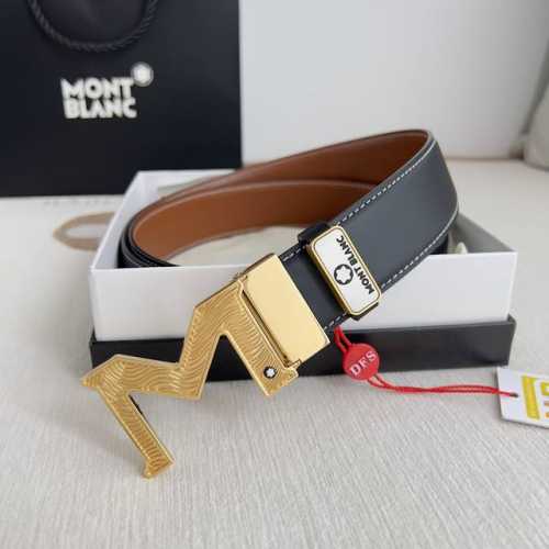 Product Name: Montblanc Original Belt Model: Buckle, New Classic Premium Dual-Co