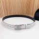 3.0Cm Chanel Official Website New Arrival, Double-Sided Top-Grain Leather, Lengt