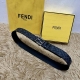 Fendi full packaging, same style as in boutiques, 4.0cm wide, double-ring revers