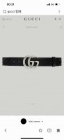 Special Price Gucci Width 4.0cm The new iconic Gg canvas is renewed in black, in