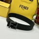 Fendl Fendi Width 38Mm Double-Sided Original Calfskin With Single Ruthenium Pall