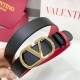 3.0Cm Valentino Belt Double-Sided Top Layer Leather Length.75.80.85.9095.100.