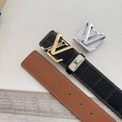 Product Name: Lv..Louis..Vuitton Belt Original Model: Buckle, Classic Pure Steel