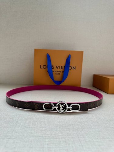 2.0 Wide This Lv Iconic Double-Sided Belt Features The Iconic Iconic Buckle, Whe