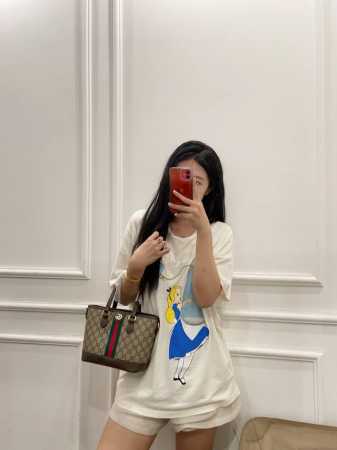 Gift box packaging Gucci Ophidia tote bag Classic monogram with double G letter - Click Image to Close