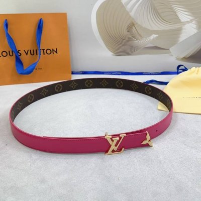 3.0Cm Louis Vuitton Lv Belt, Double-Sided Top-Grain Cowhide Leather, Length: .75