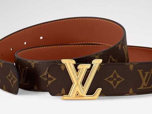 Louis Vuitton's reversible belt arrives this season with a refreshed look, vibra
