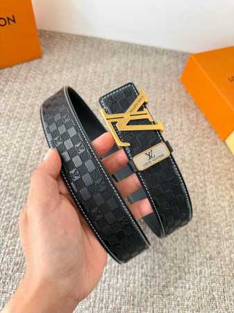 Product Name: Louis Vuitton Belt - Original Single Belt Model: Hook, Classic Pur - Click Image to Close