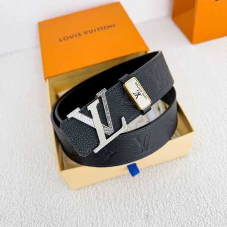 Product Name: Lv..Louis..Vuitton Belt Original Model: Buckle, Classic Pure Steel - Click Image to Close