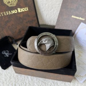 - Stefano Ricci Original Quality, Classic Original Eagle Steel Buckle, Logo Eng