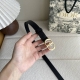 Dior New Belt, Made From Premium Top-Grain Leather, Soft To The Touch, Comfortab