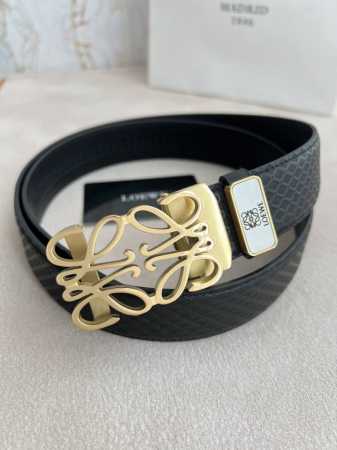 Product Name: Loewe Automatic Belt, Leather Belt Model: Pure Steel Material With - Click Image to Close