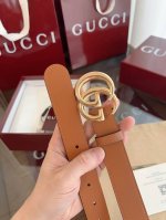 Gucci.Gucci Full set packaging Gucci surface first layer calfskin width 3.0cm co