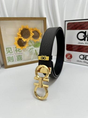 Product Name: Ferragamo Original Single Material: Original Single Cowhide Belt,
