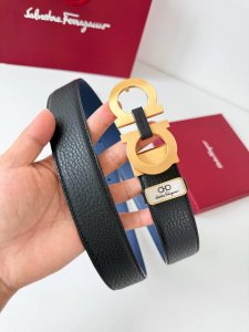 Product Name: Ferragamo belt, original Model: Buckle, classic pure copper buckl