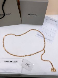 Balenciaga Parisian Family Monaco Distressed Gold Brass Chain Belt, Appeared In