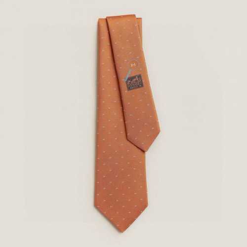 Special official new H-letter men's tie, rare Herm