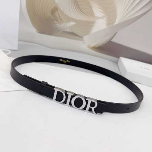 2.0Cm Dior Double-Sided Top-Grain Calf Leather, Custom-Made With Original Leathe