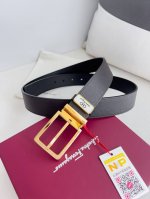 Product Name: Ferragamo Belt, Original Single Belt Model: Pin buckle, classic pi