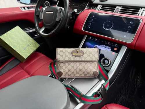 High-end new Gucci waist bag, shoulder bag, tiger head crossbody bag. Gucci Neo
