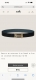 Special Edition H Au Carre With Metal Hardware And Togo Leather Strap, 32Mm, Pru