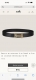 Special H Au Carre Hardware With Togo Leather Strap 32Mm Black