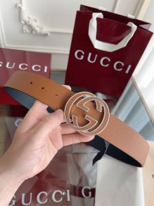 Gucci.Gucci Full set of packaging, beautiful Gucci double G buckle men's new bel