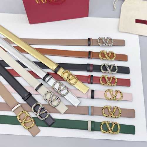 P2303.0Cm Valentino belt, double-sided top layer cowhide, length: .75.80.85.9095