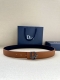 Width 3.5 Cm This 35 Mm Double-Sided Belt Combines Classic Elegance With A Moder