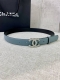 Width 3.0Cm Chanel Chanel Women's Belt New Soft Imported Calfskin Gold And Silve