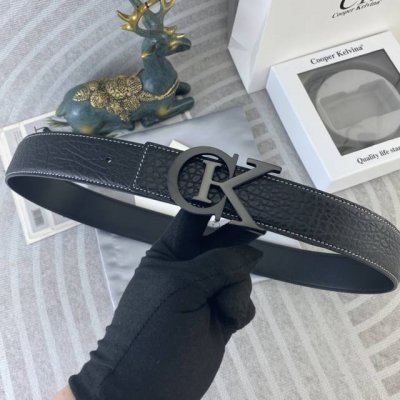 Ck Special leather belt series, original hardware and fine stainless steel buckl