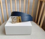 loewe Latest Belt From Loewe, Double-Sided Top-Grain Cowhide, Simple Shape, E
