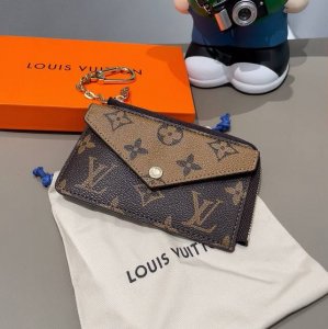 Exclusive New Arrival: LV Classic Monogram Card Holder, Bag Charm, Multifunction