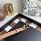 This new Dior belt is crafted from smooth calfskin leather. The classic Cd buck