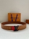 lv4.0 Wide Shadow Belt Has The Classic Style Of Monogram Shadow Leather And T