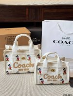 Replica original cloth Coach & Disney limited edition Tote Coach Cargo Tote deni