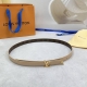 2.0Cm Louis Vuitton Lv Belt, Double-Sided Top-Grain Cowhide Leather, Length: .75