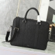 Briefcase Black Dior Gravity-effect leather and black grained calfskin leather