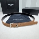 Saint Laurent Women's Fall/Winter Suede Belt, Classic Colors Available. Every st